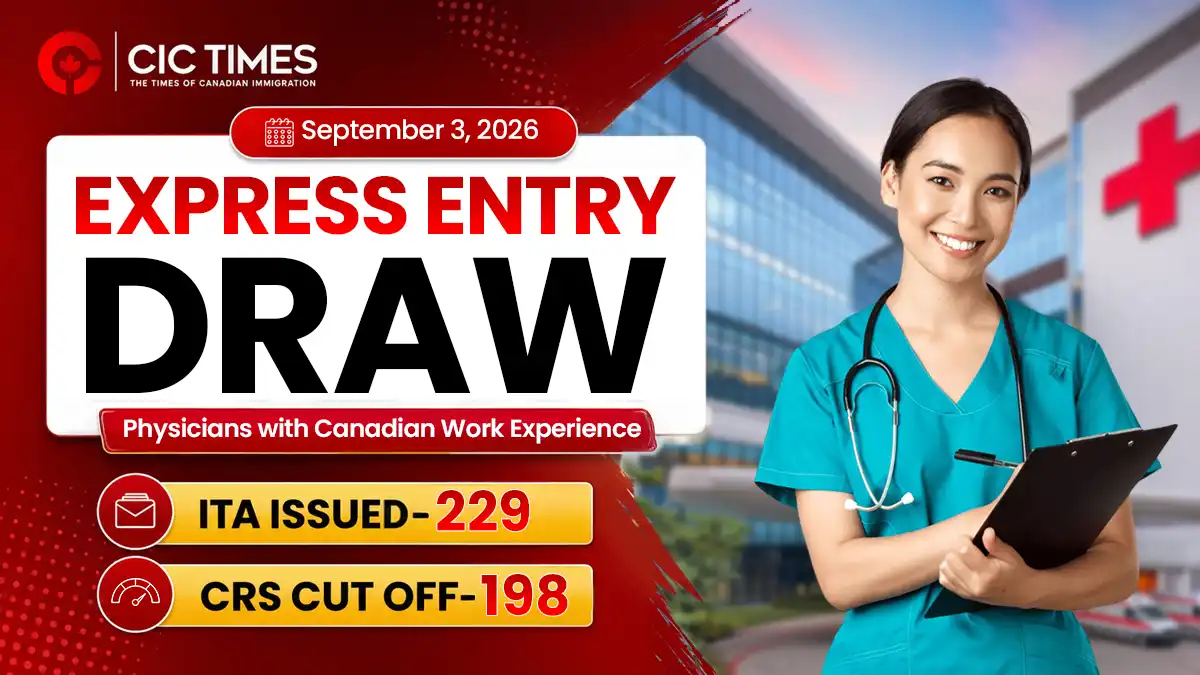 Canada Invites 229 Physicians to Apply for PR in Latest Express Entry Draw