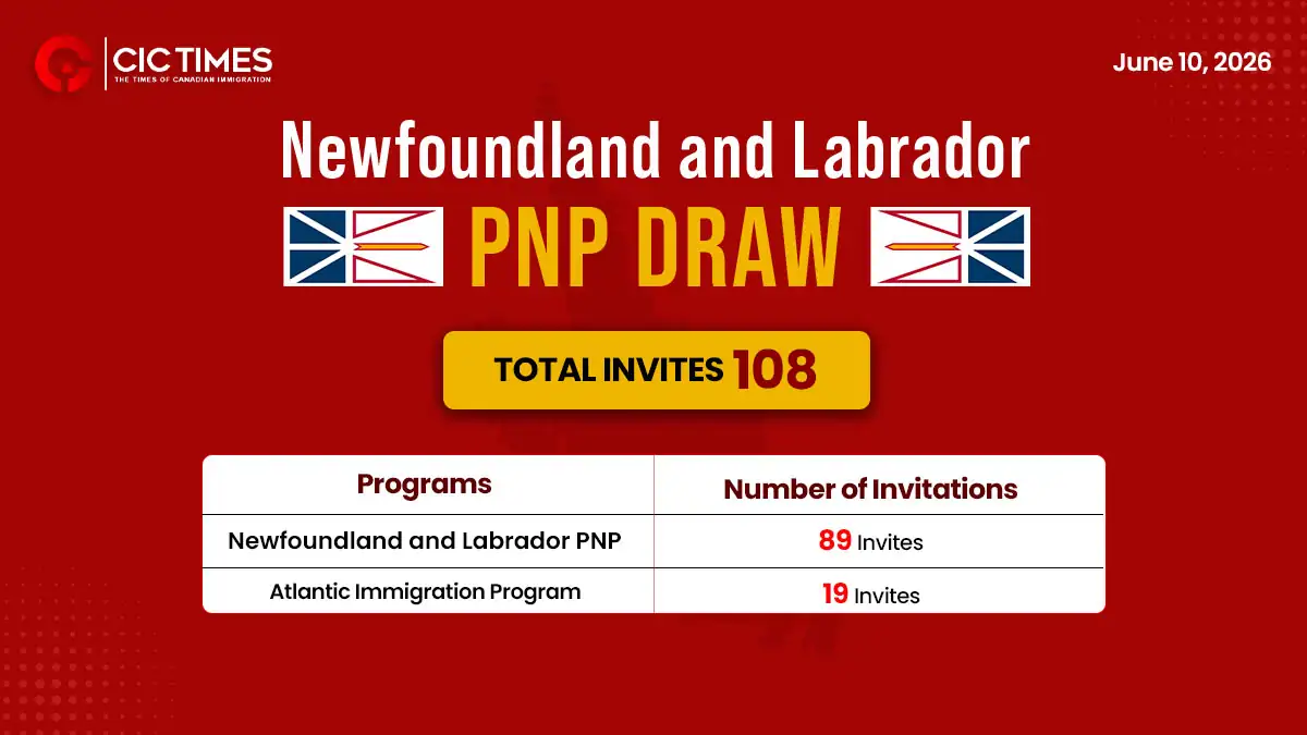 Newfoundland and Labrador Issues 108 Invitations in Latest NLPNP and AIP Draw