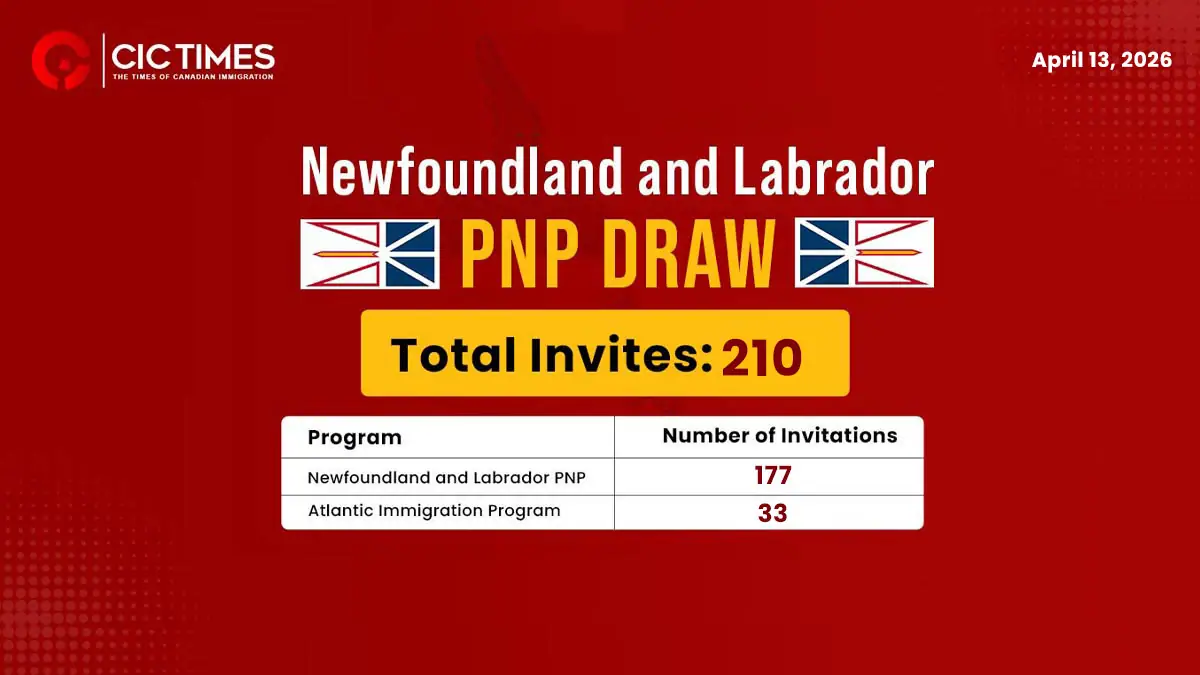 Newfoundland and Labrador PNP Invites 210 Skilled Candidates